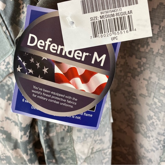 Army Combat Defender M Tencate Jacket FR Camo Medium Flame Resistant Uniform - Picture 10 of 16